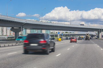 Wall Mural - Car traffic on the road