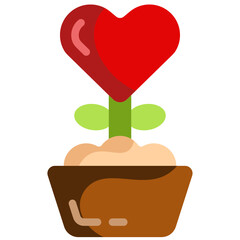 Poster - plant flat icon