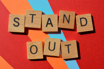 Sticker - Stand Out, words