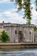 Wall Mural - The Old Town of Cognac built on the river's left bank of the Charente river in southwestern France, Europe