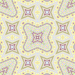  Inca seamless ornament graphic design. Abstract geometric texture. Textile print in ethnic style.
