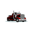towing truck - service truck isolated vector design