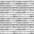 © Anastasiia Hevko - Diagonal short lines vector seamless pattern. Abstract black paint tiny dashes parallel rows on white background. Black hand drawn slanted stripes. Abstract monochrome vector texture. Freehand drawing