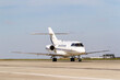 Hawker 800XP RA-02762   private executive jet taxiing after landing 