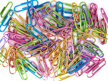 Paper Clips Background.