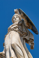 Canvas Print - goddess Athena, statue in the center of Athens