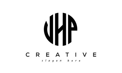 Letter VHP creative circle logo design vector