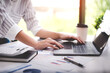 © Daenin - business woman work in the business office on the desk
