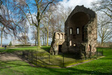 Fototapeta Kuchnia - The Barbarossa ruin (1155) in the Nijmegen Valkhofpark, Nijmegen, Gelderland Province, The Netherlands