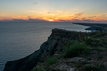 Wall Mural - Sunset at Cape Fiolent. Black Sea. Crimea