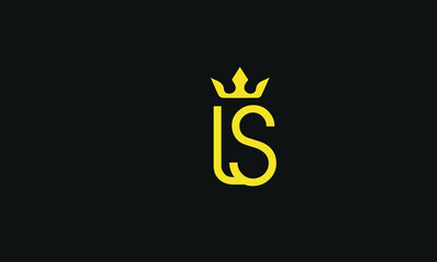 Alphabet letters Initials Monogram logo LS, SL, L and S