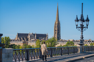 Wall Mural - Cityscape of Bordeaux (France)