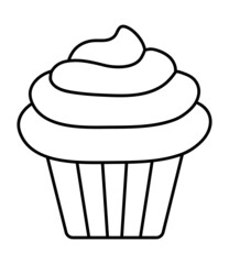 Poster - sweet cupcake icon