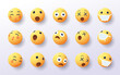 © Shiji1 - set of 3d emoji in various points of view