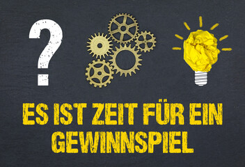 Wall Mural - Es ist zeit für ein Gewinnspiel 