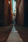 Fototapeta Uliczki - narrow laneway in Melbourne's city