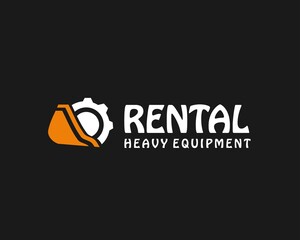 heavy equipment rental logo design