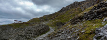 Old Slate Mines And Quarries On The Side Of The Old Man Of Coniston.A Mountain In The English Lake District