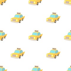 Wall Mural - Taxi pattern seamless background texture repeat wallpaper geometric vector