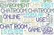 Chatroom Wordcloud Banner, Wallpaper, Background, Book Cover, Wordart