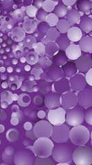 Wall Mural - Bright, color abstract seamless background. Spheres with a gradient