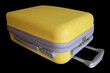 the bag to carry personal belongings, the yellow color isolated against, travel