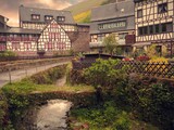 Fototapeta Na drzwi - Landscape and architecture of Bacharach, Germany  