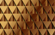 © pickup - Abstract shining golden polygon pattern background. Luxury background. Vector illustration