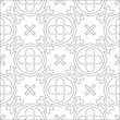© t2k4 - floral pattern background.Repeating geometric pattern from striped elements.  Black pattern.