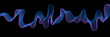 Blue purple abstract neon soundwaves concept background. Vector design