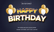 © hamdhan23 - Happy birthday text effect editable