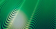 © Sudakarn - Green wave lines pattern. Abstract background. Green background waves of lines. Line background. 3d rendering.