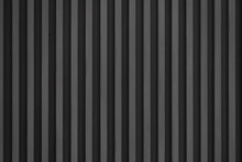 Black Steel Stried Background And Texture. Metal Wall.