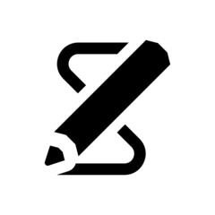 Poster - Pencil tool icon