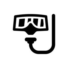 Wall Mural - Scuba diving mask icon