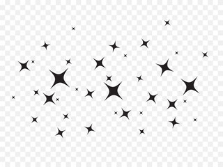 Wall Mural - cloud of stars. sparkles stars isolated on white background. starry sky. vector illustration