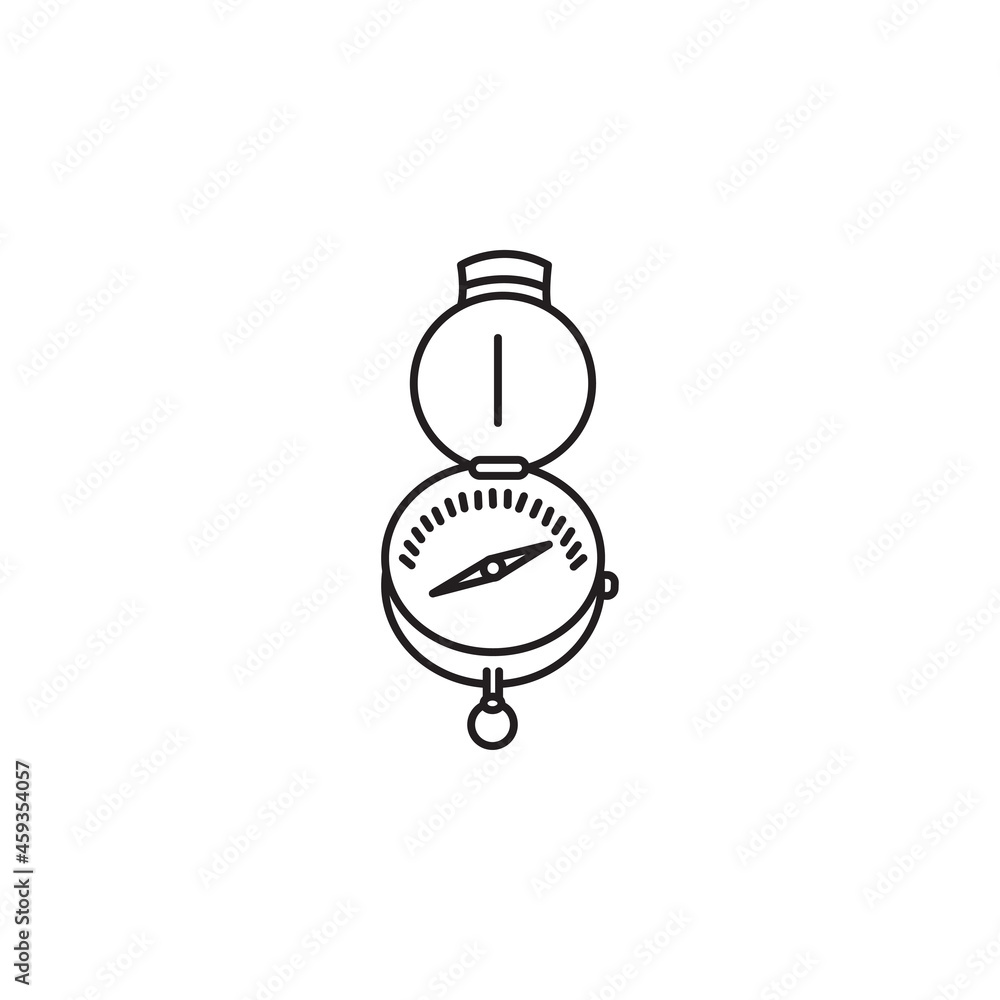 travel direction navigation compass icon