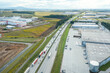 © Vladyslav - Aerial view of a warehouse or industrial plant or logistics center from above. View from above