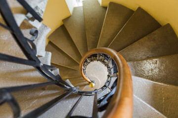 Fototapete - Spiral stairs