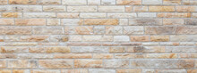 Background Of Old Sandstone Brick Wall Texture