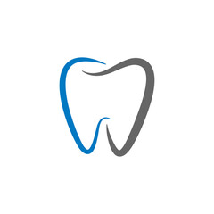 Wall Mural - dental care logo icon isolated