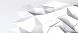 Fototapeta Paryż - Abstract triangles background. Geometric white and gray pattern