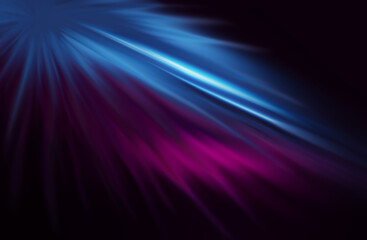 Wall Mural - dark futuristic abstract background. neon glow, laser show.