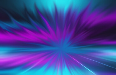 Wall Mural - dark futuristic abstract background. neon glow, laser show.