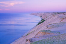 Landscape At Twilight Of Grand Sable Dunes, Pictured Rocks National Lakeshore, Lake Superior, Michigan's Upper Peninsula, USA