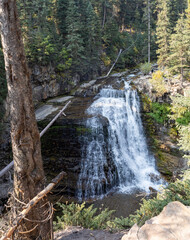 Poster - waterfall in yosemite