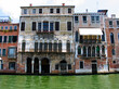 Building facades on grand canal, Venice