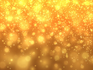 Wall Mural - gold glitter stardust background. vector illustration