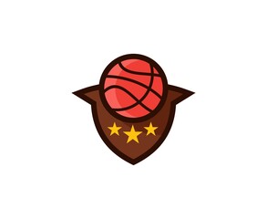 Sticker - Basketball logo
