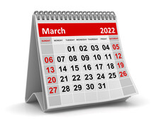 Calendar - March 2022